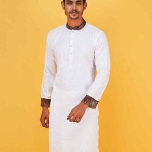 White Panjabi | SLIM FIT